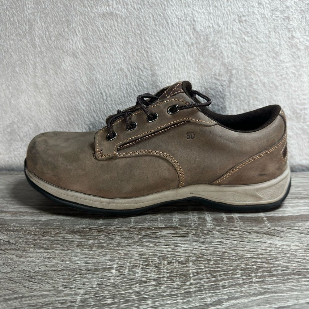 Red Wing‎ Shoes ASTM F 2413-11 SD Brown Nubuck Leather Safety Toe Women’s 8